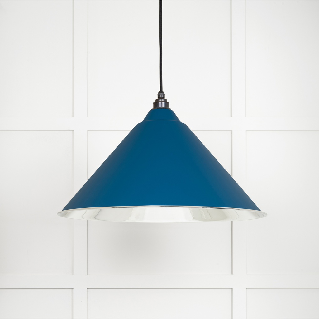 Smooth Nickel Hockley Pendant in Upstream - 49506U