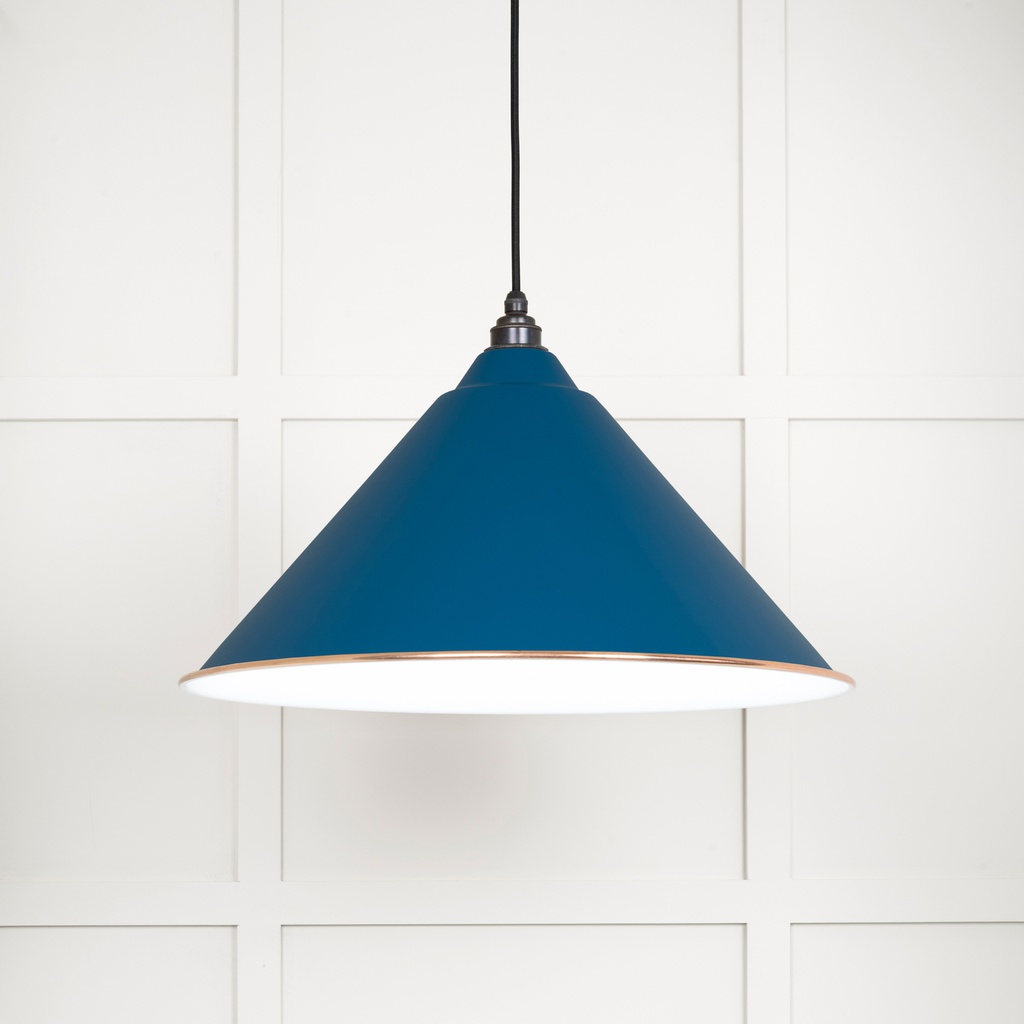 White Gloss Hockley Pendant in Upstream - 49510U