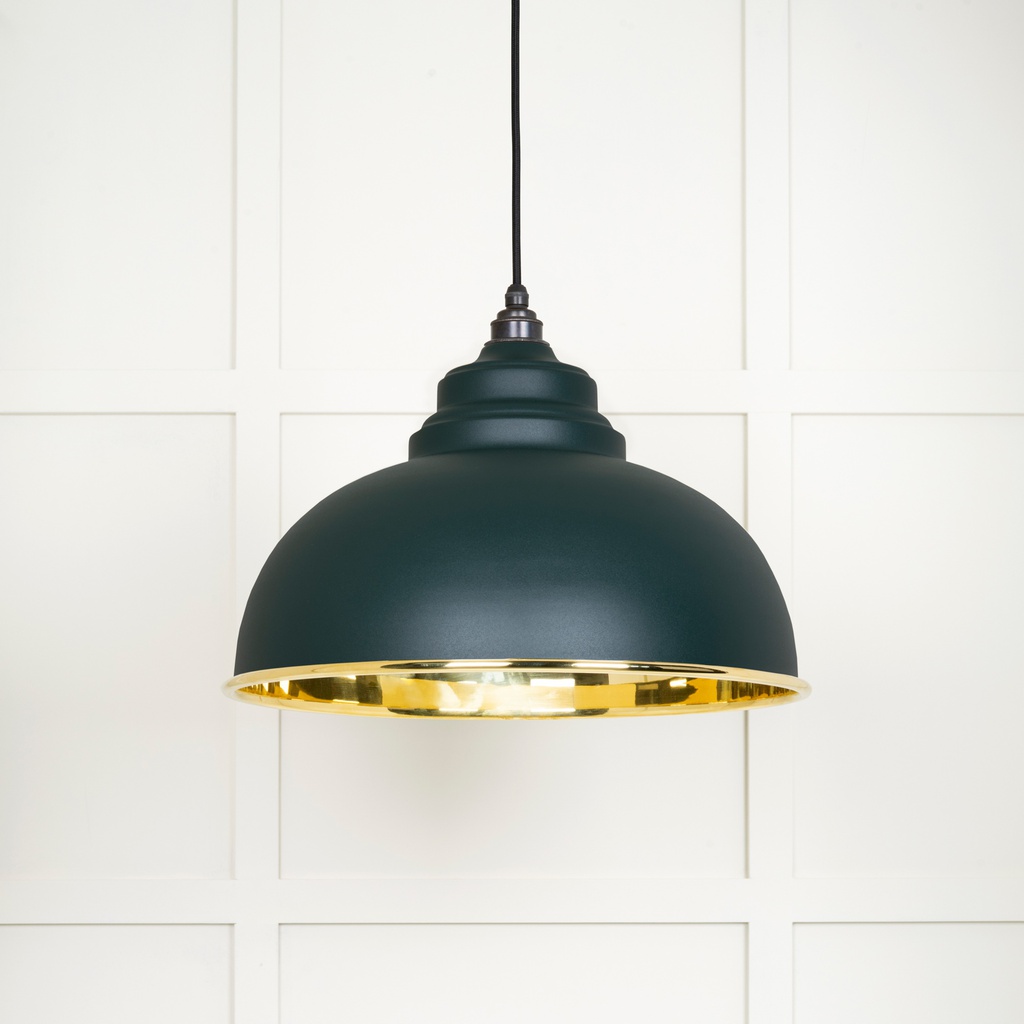 Smooth Brass Harborne Pendant in Dingle - 49522DI