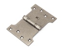 Pewter 4" x 4" x 6" Parliament Hinge (pair) ss - 33048