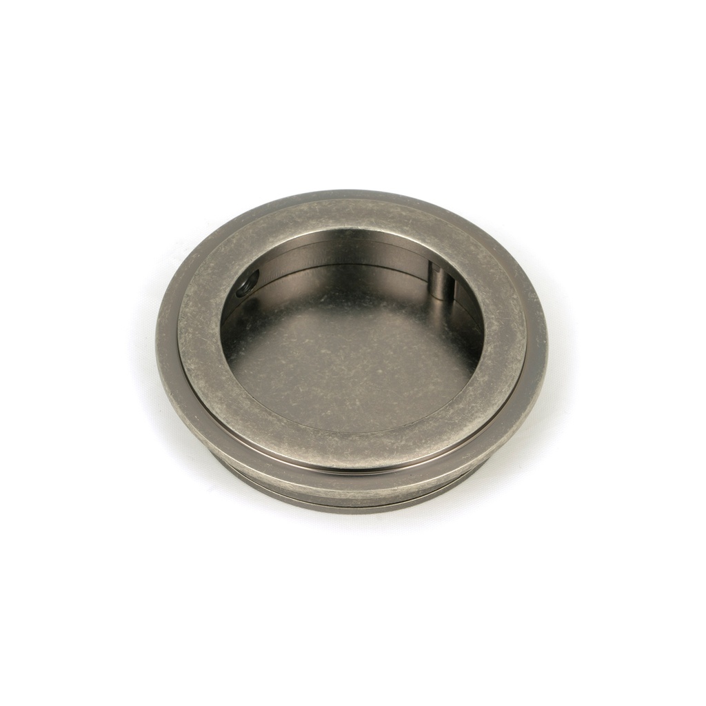 Pewter 60mm Art Deco Round Pull - 50178