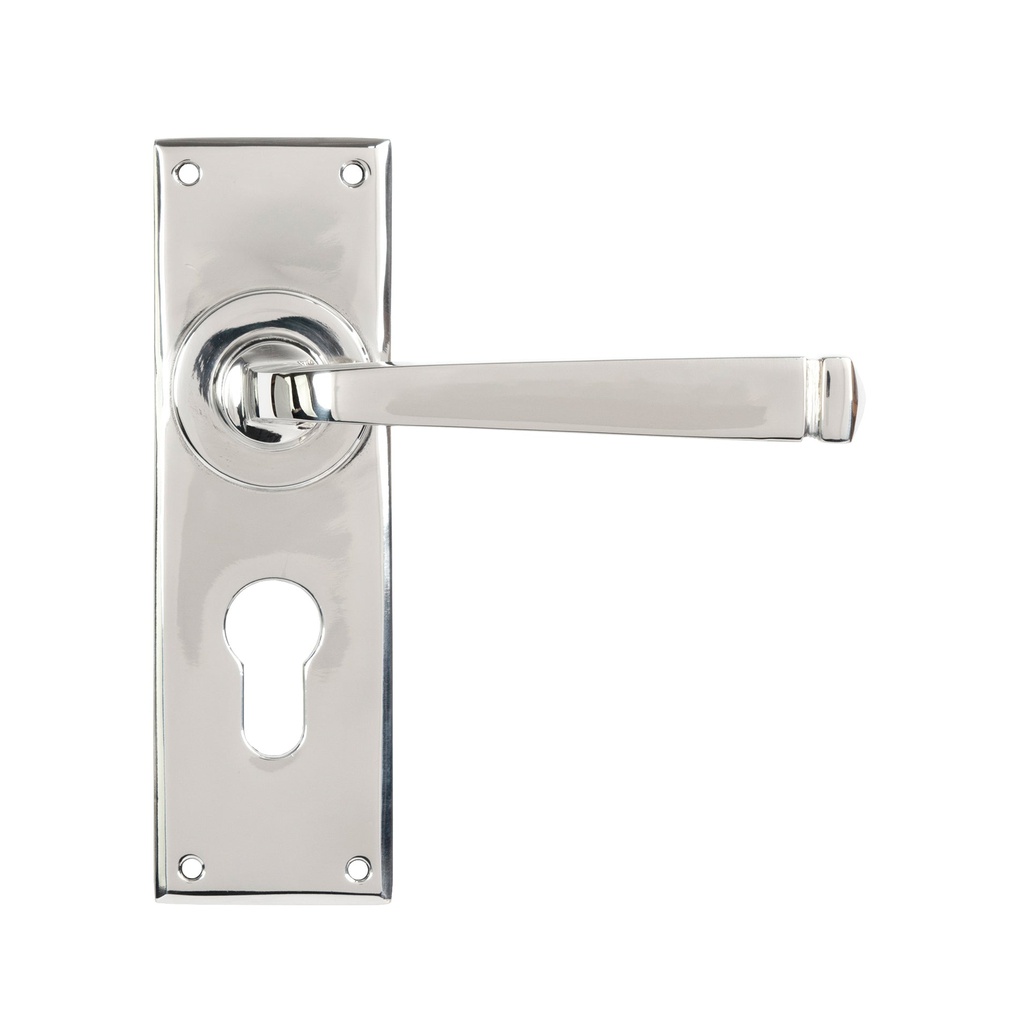 Polished Marine SS (316) Avon Lever Euro Lock Set - 49831