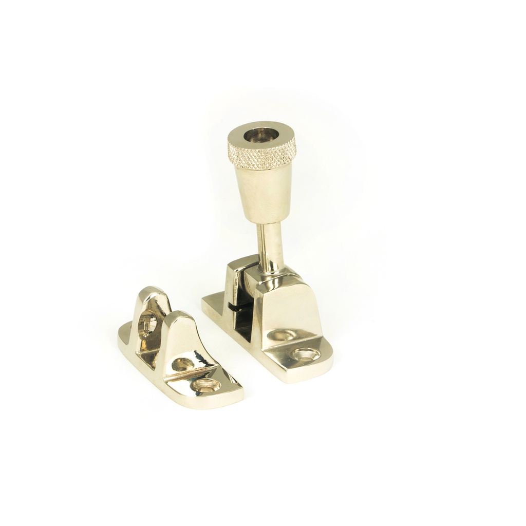 Polished Nickel Brompton Brighton Fastener (Radiused) - 45943