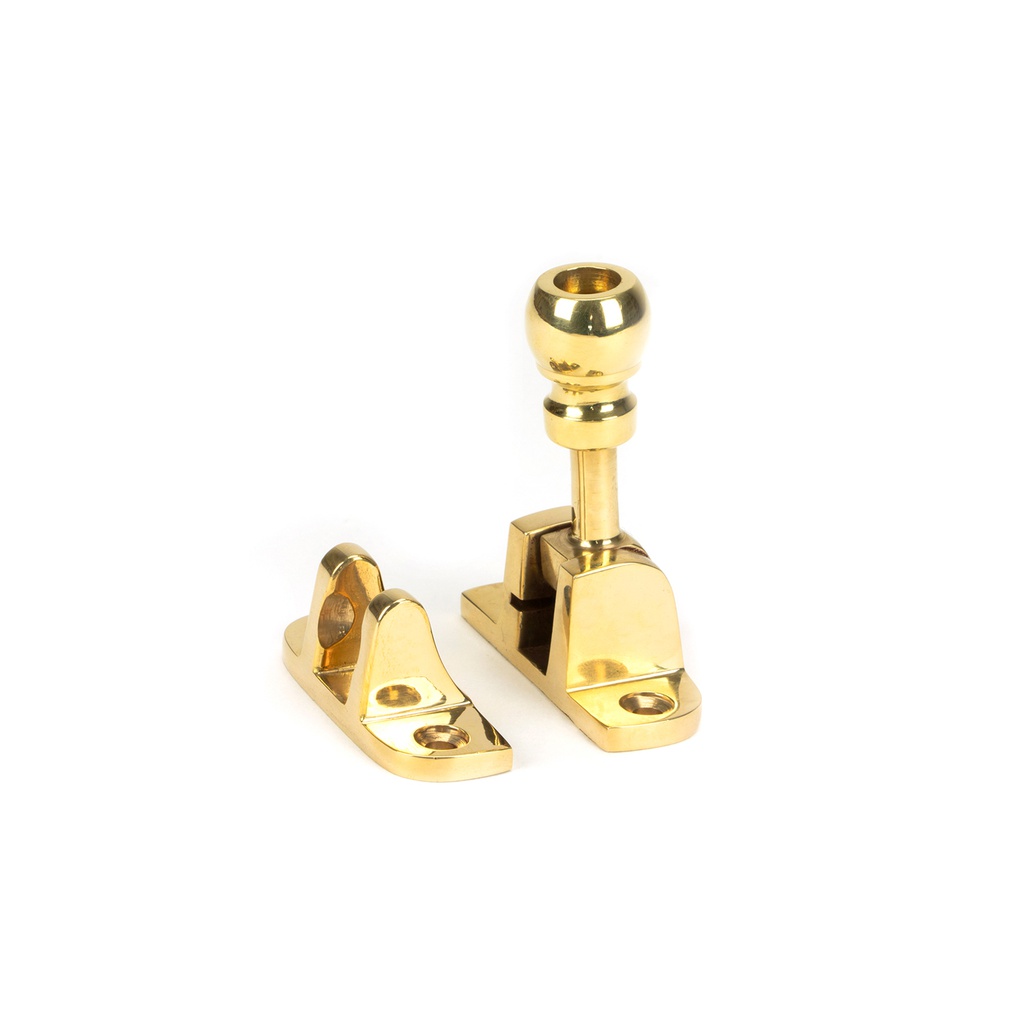 Polished Brass Mushroom Brighton Fastener (Radiused) - 45957