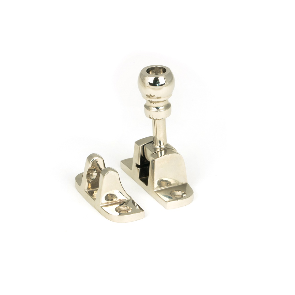 Polished Nickel Mushroom Brighton Fastener (Radiused) - 45958