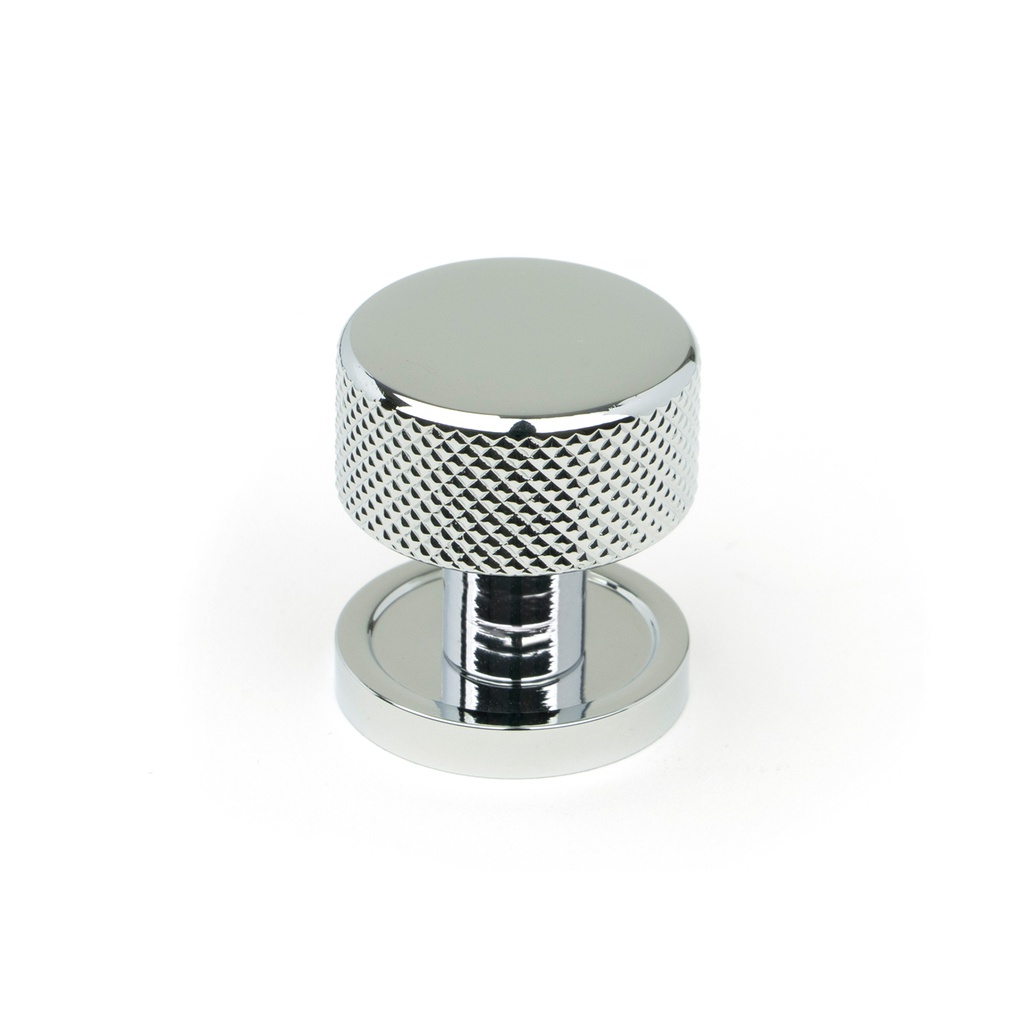 Polished Chrome Brompton Cabinet Knob - 25mm (Plain) - 46818