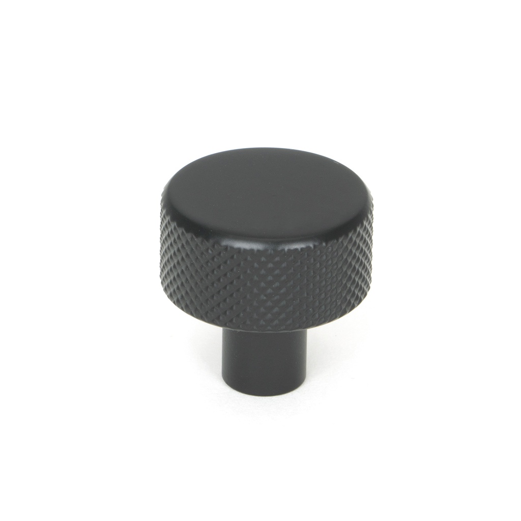 Matt Black Brompton Cabinet Knob - 25mm (No rose) - 46839