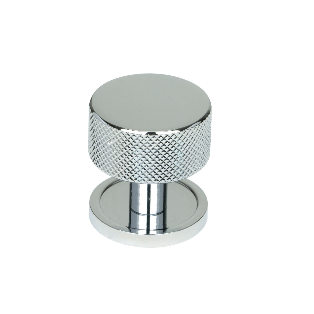 Polished Chrome Brompton Cabinet Knob - 32mm (Plain) - 46858