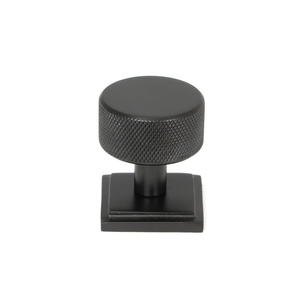 Aged Bronze Brompton Cabinet Knob - 32mm (Square) - 46869