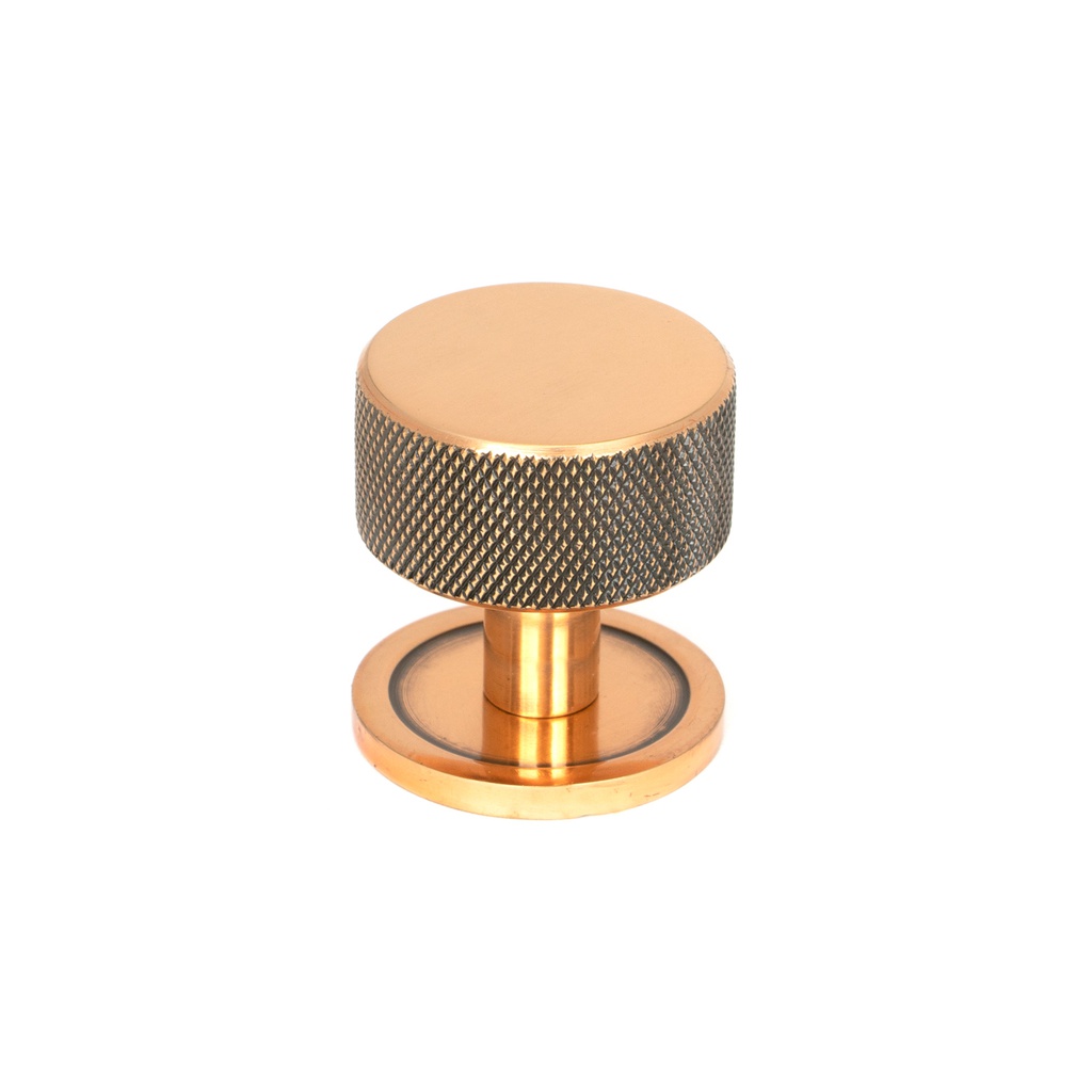 Polished Bronze Brompton Cabinet Knob - 32mm (Plain) - 46870