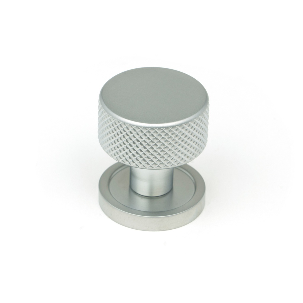 Satin Chrome Brompton Cabinet Knob - 25mm (Plain) - 46876