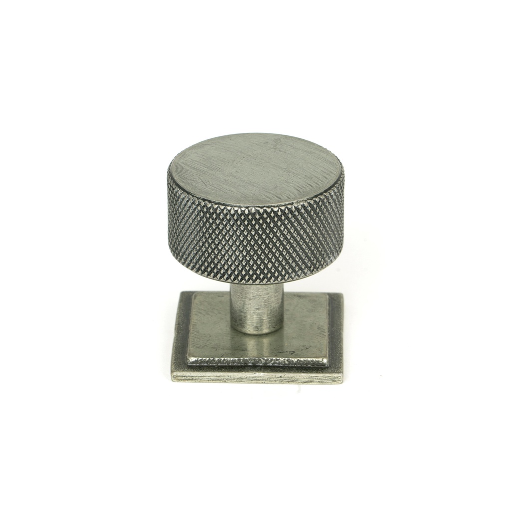 Pewter Brompton Cabinet Knob - 32mm (Square) - 46885