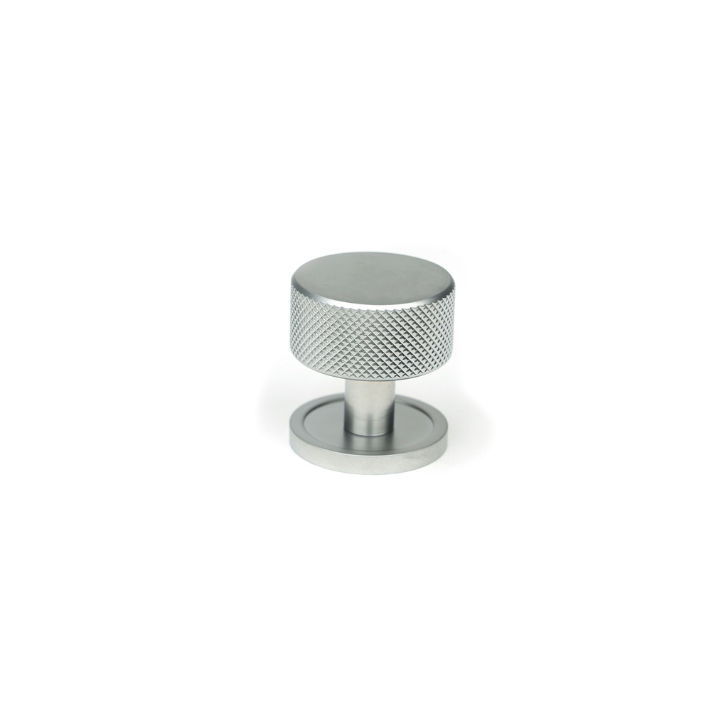 Satin Chrome Brompton Cabinet Knob - 32mm (Plain) - 46888