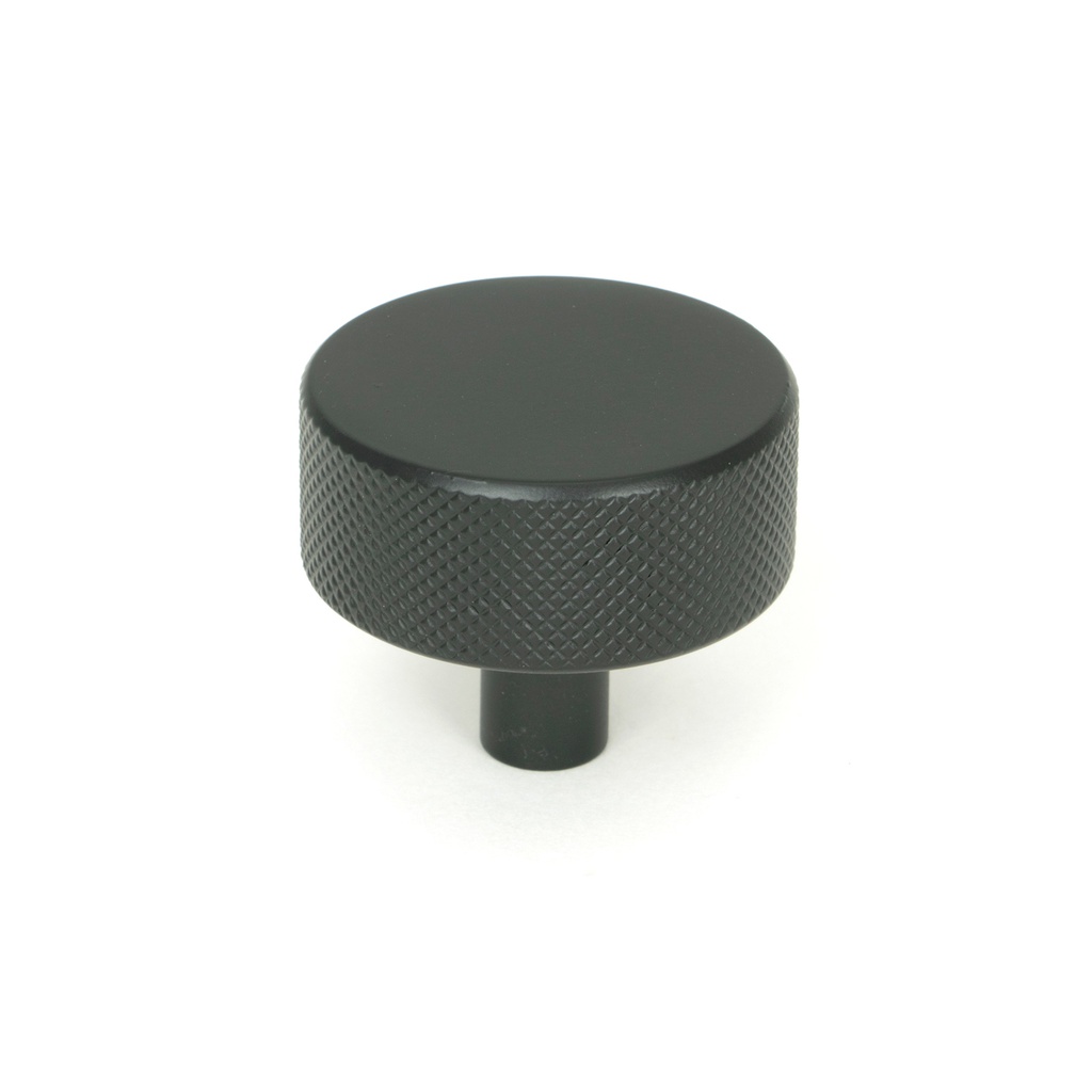 Matt Black Brompton Cabinet Knob - 38mm (No rose) - 47085