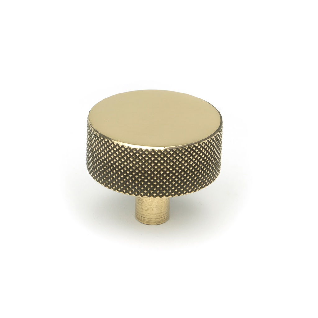 Aged Brass Brompton Cabinet Knob - 38mm (No rose) - 47138