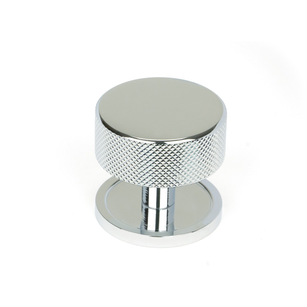 Polished Chrome Brompton Cabinet Knob - 38mm (Plain) - 47141