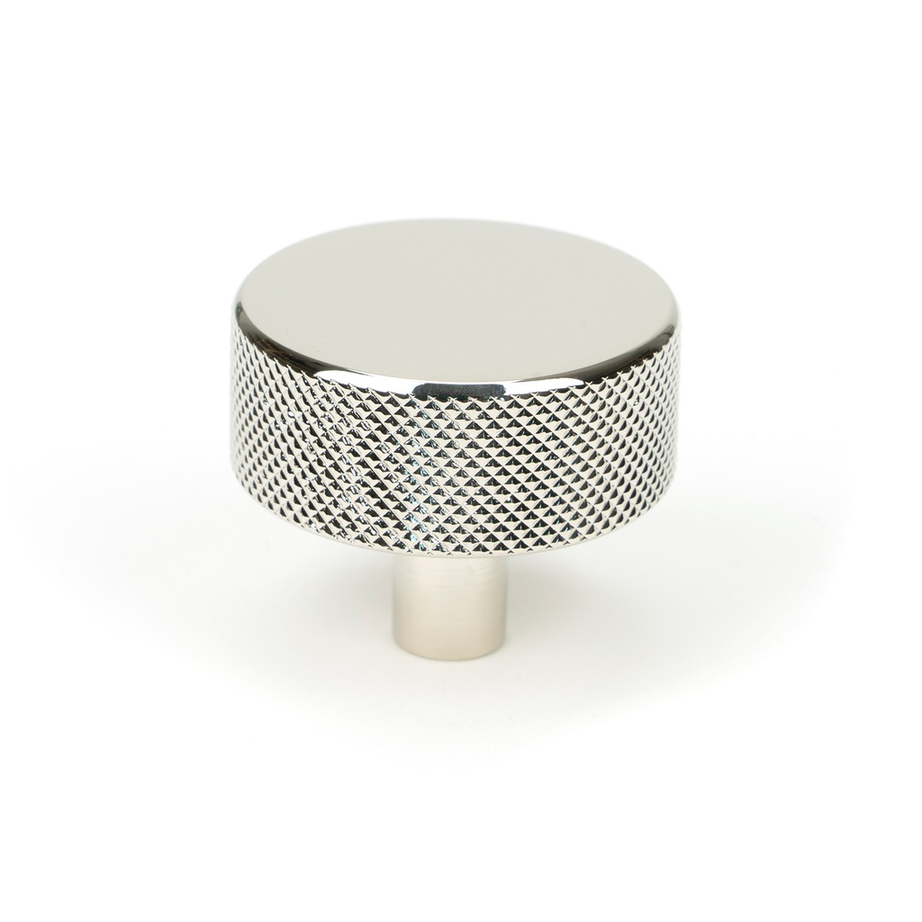 Polished Nickel Brompton Cabinet Knob - 38mm (No rose) - 47146