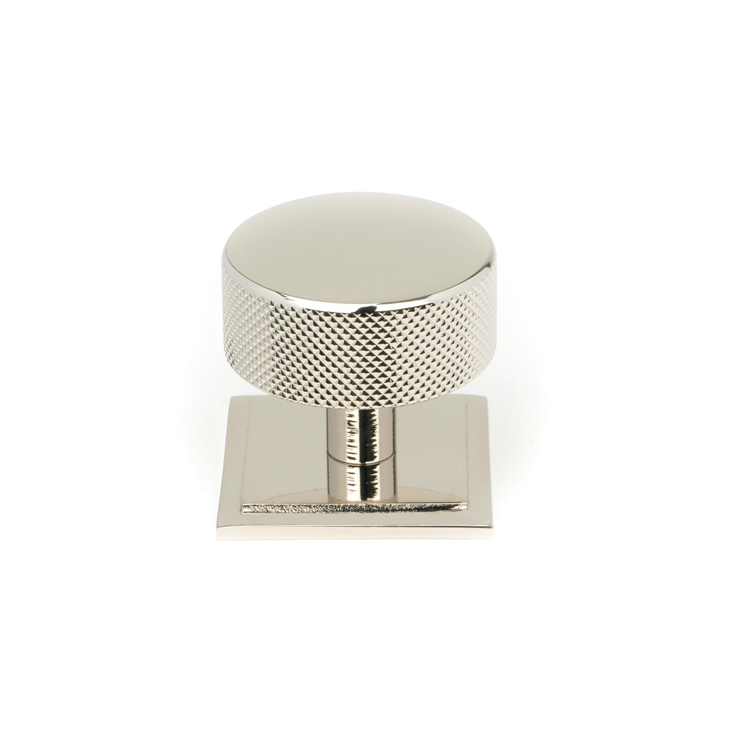 Polished Nickel Brompton Cabinet Knob - 38mm (Square) - 47148