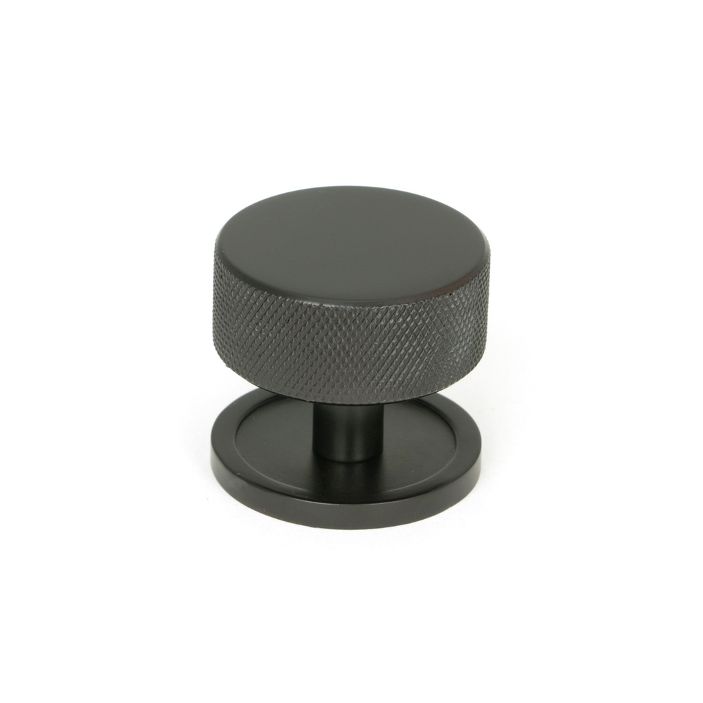 Aged Bronze Brompton Cabinet Knob - 38mm (Plain) - 47149