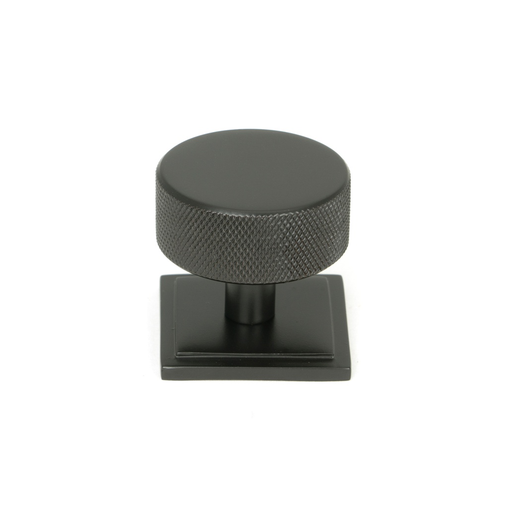 Aged Bronze Brompton Cabinet Knob - 38mm (Square) - 47152