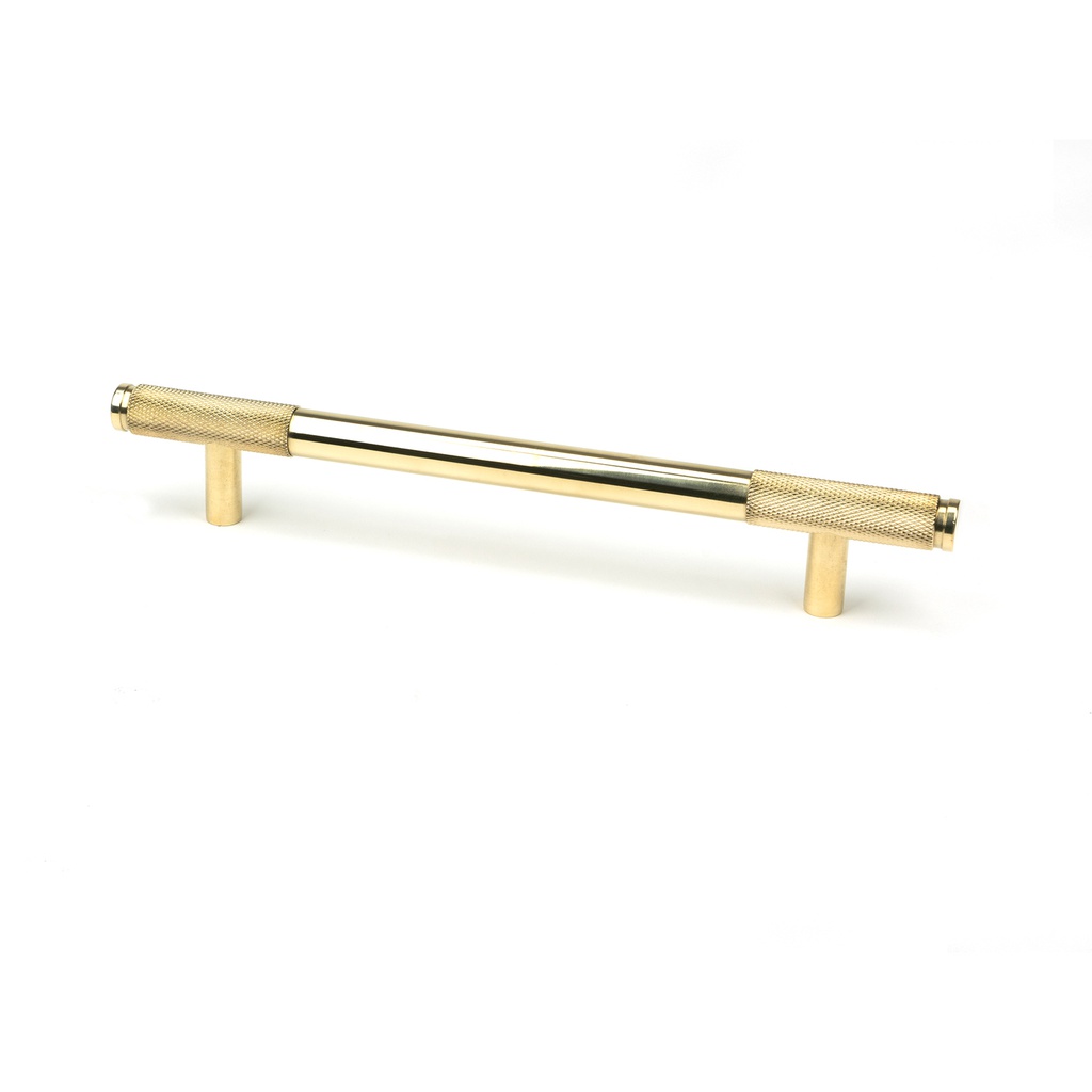 Polished Brass Half Brompton Pull Handle - Medium - 46868