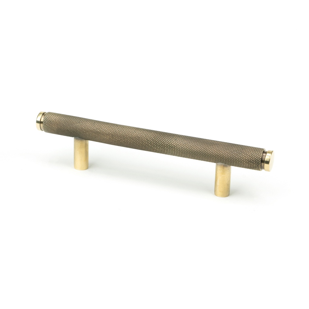 Aged Brass Full Brompton Pull Handle - Small - 46894