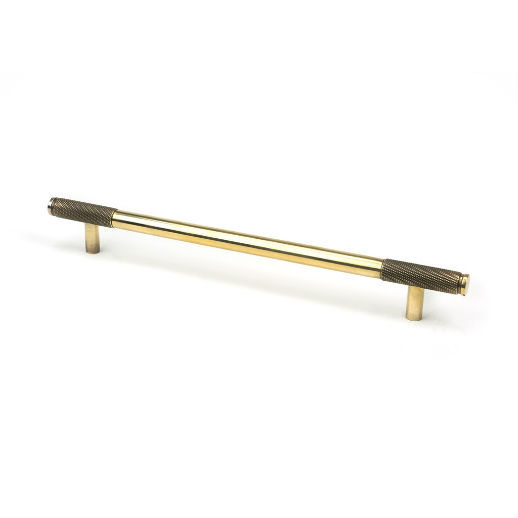 Aged Brass Half Brompton Pull Handle - Large - 46926