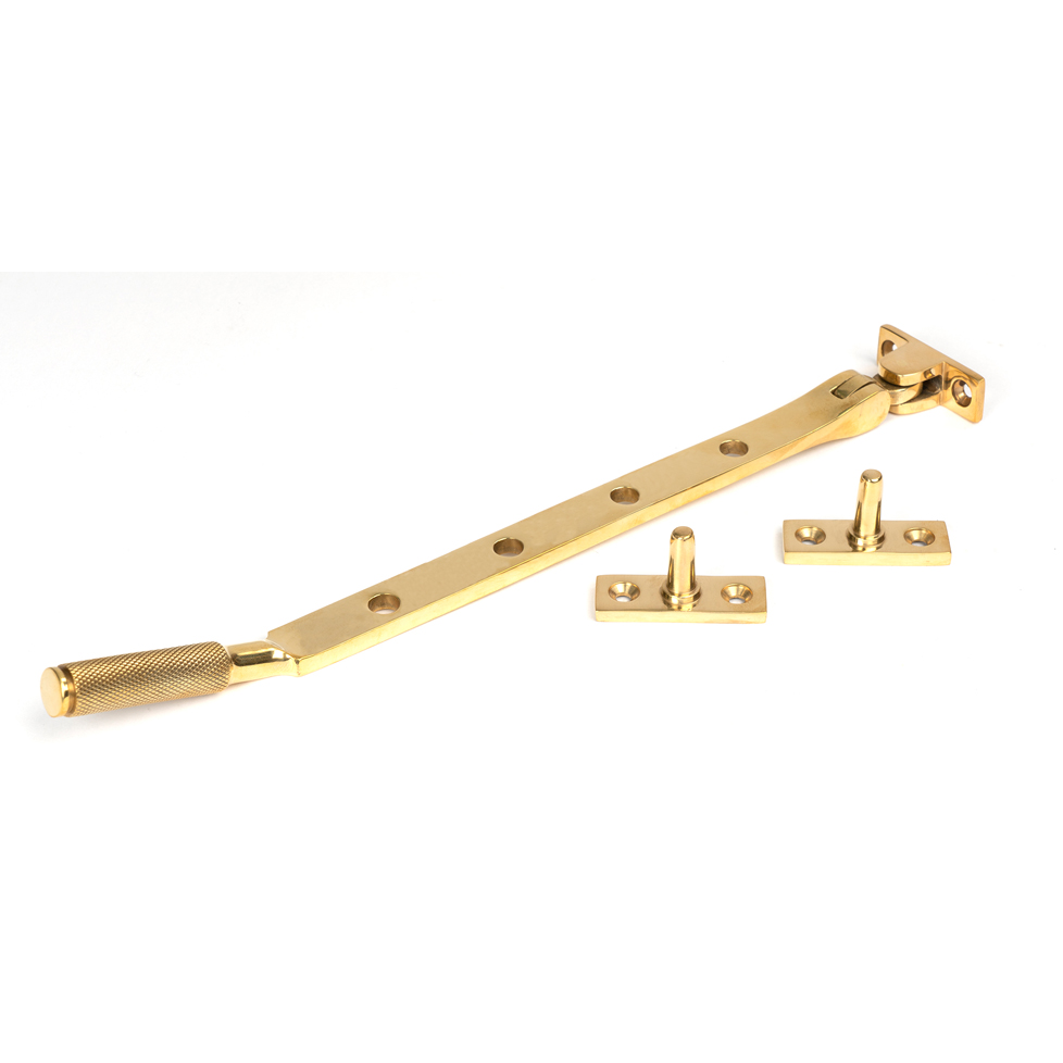Polished Brass 10&quot; Brompton Stay - 50616