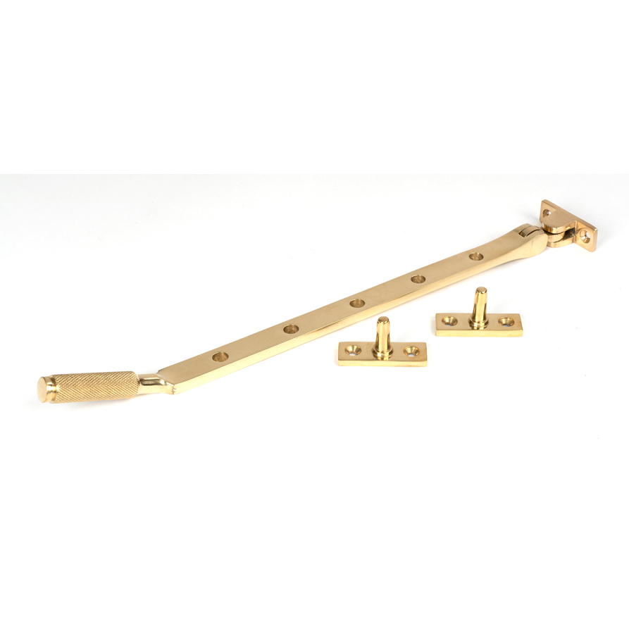 Polished Brass 12&quot; Brompton Stay - 50617