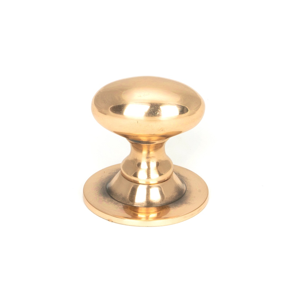 Polished Bronze Oval Cabinet Knob 33mm - 46727