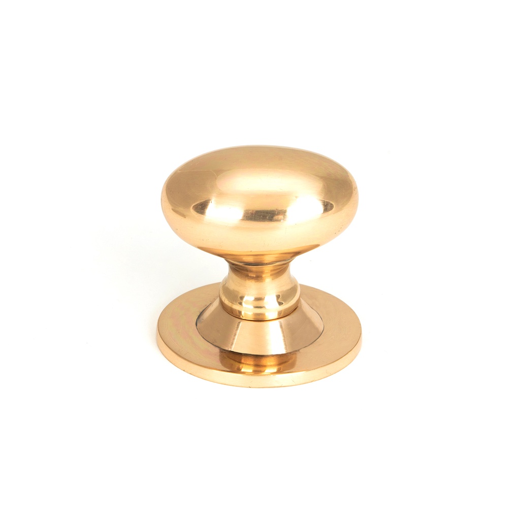 Polished Bronze Oval Cabinet Knob 40mm - 46728
