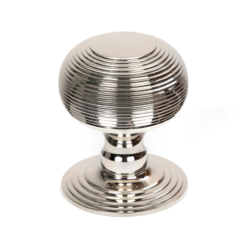 Polished Nickel Beehive Centre Door Knob - 46656