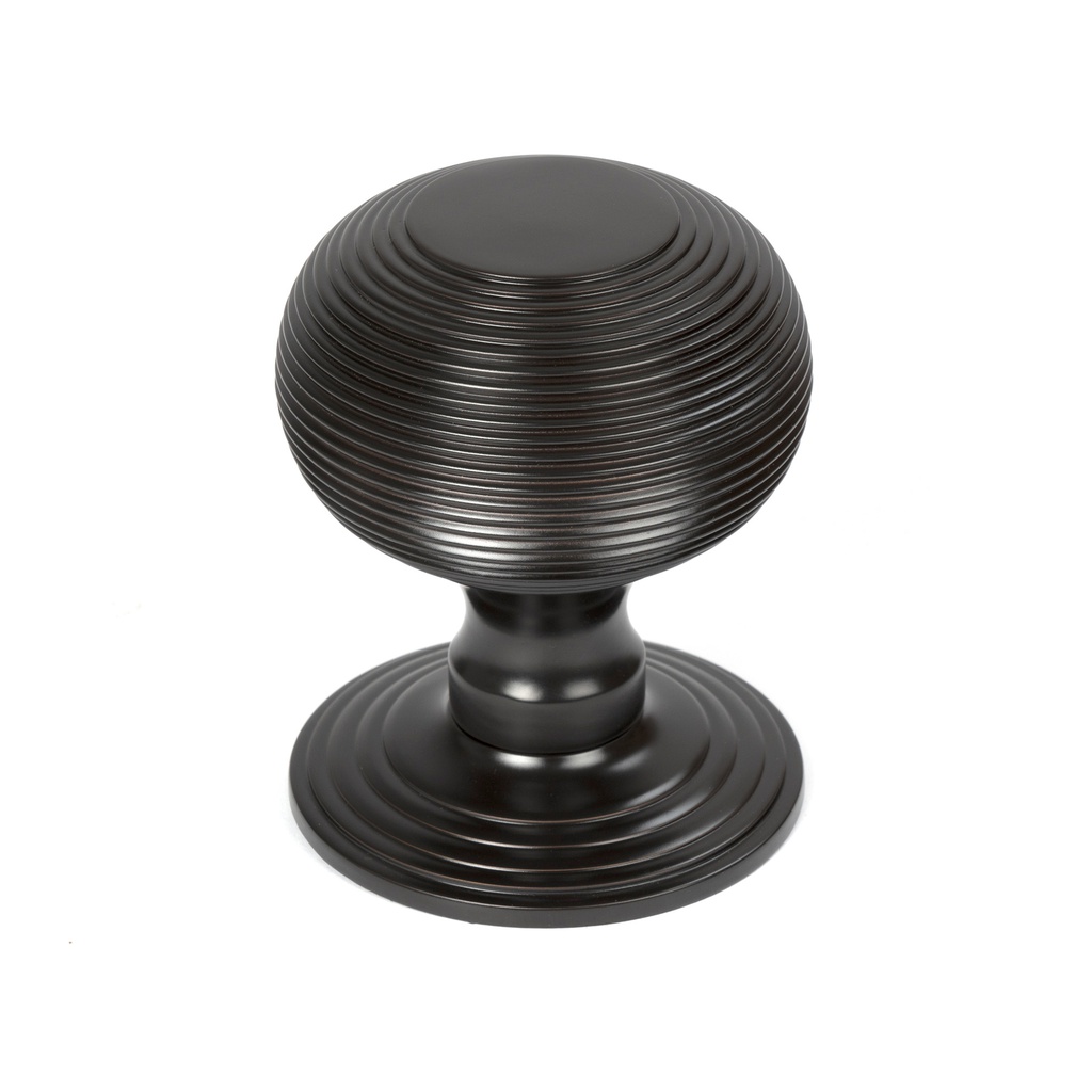 Aged Bronze Beehive Centre Door Knob - 46657