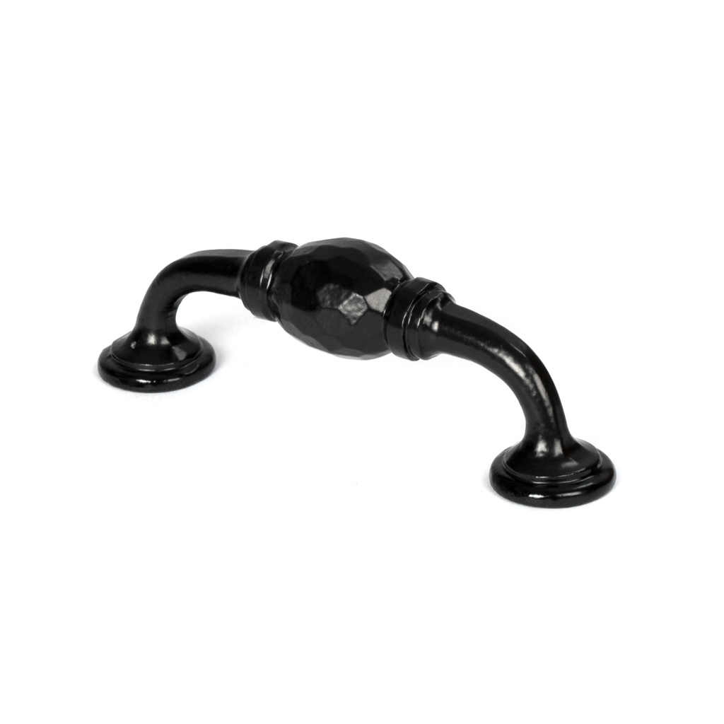 Black 5&quot; Hammered D Handle - 48347