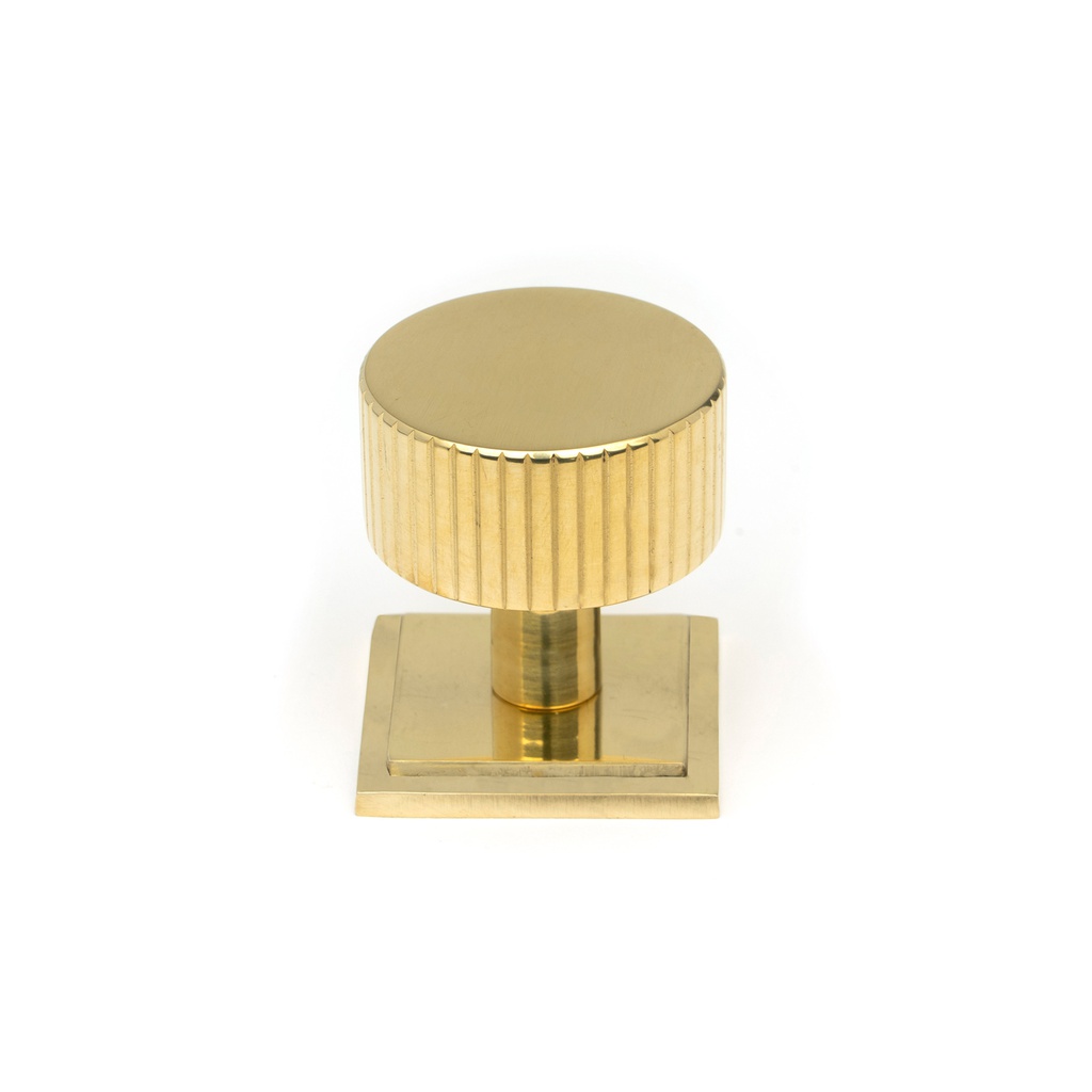 Polished Brass Judd Cabinet Knob - 32mm (Square) - 50366