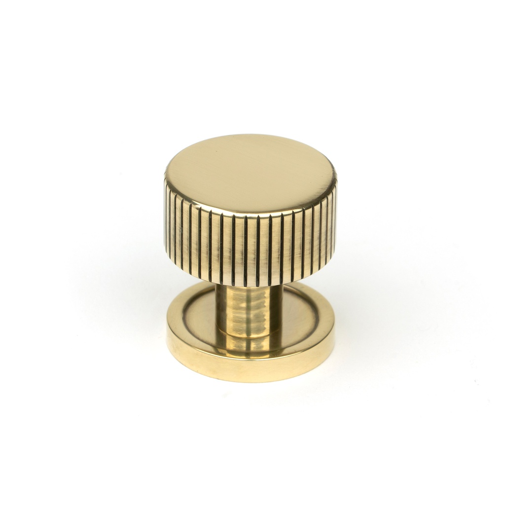 Aged Brass Judd Cabinet Knob - 25mm (Plain) - 50377