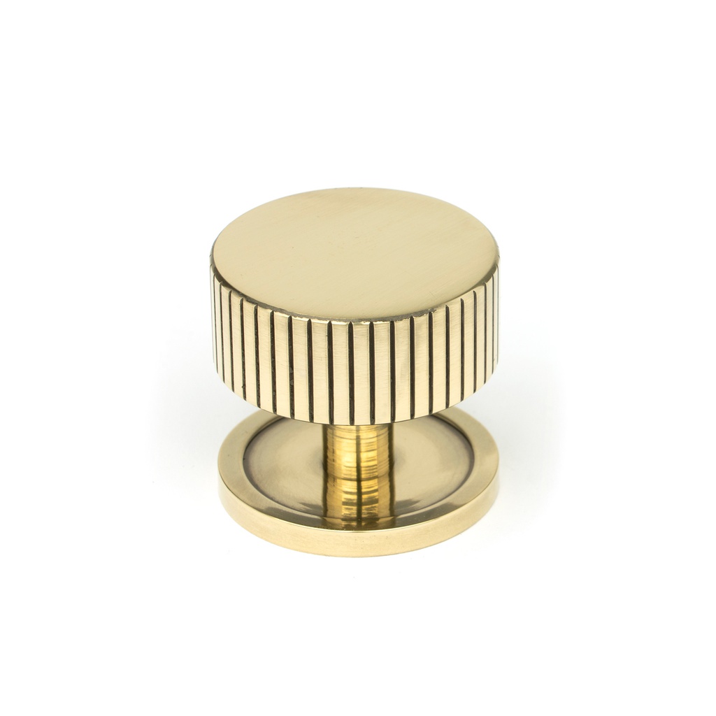 Aged Brass Judd Cabinet Knob - 38mm (Plain) - 50383