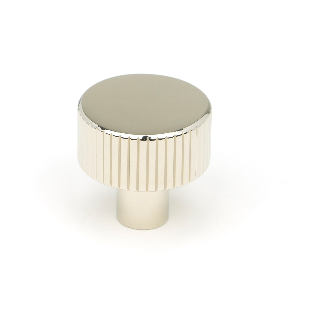 Polished Nickel Judd Cabinet Knob - 25mm (No rose) - 50390