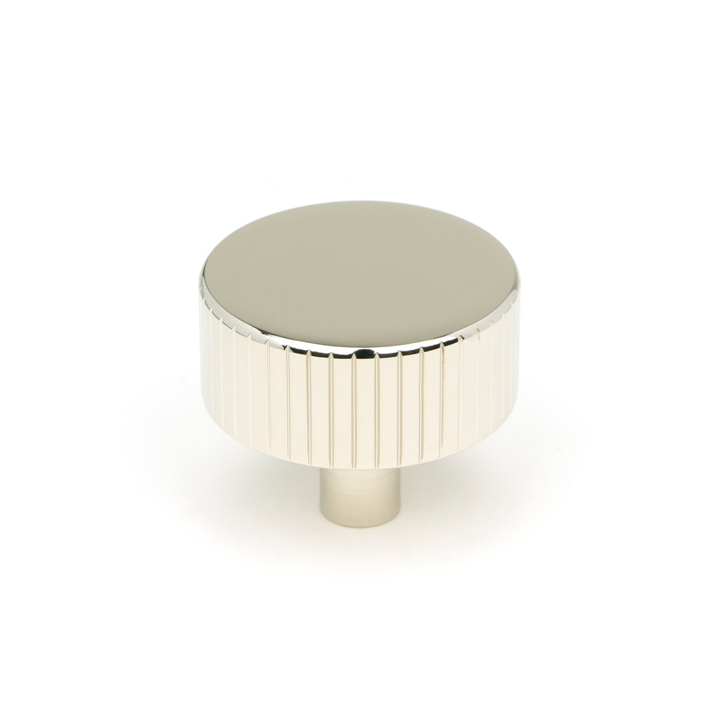 Polished Nickel Judd Cabinet Knob - 38mm (No rose) - 50396