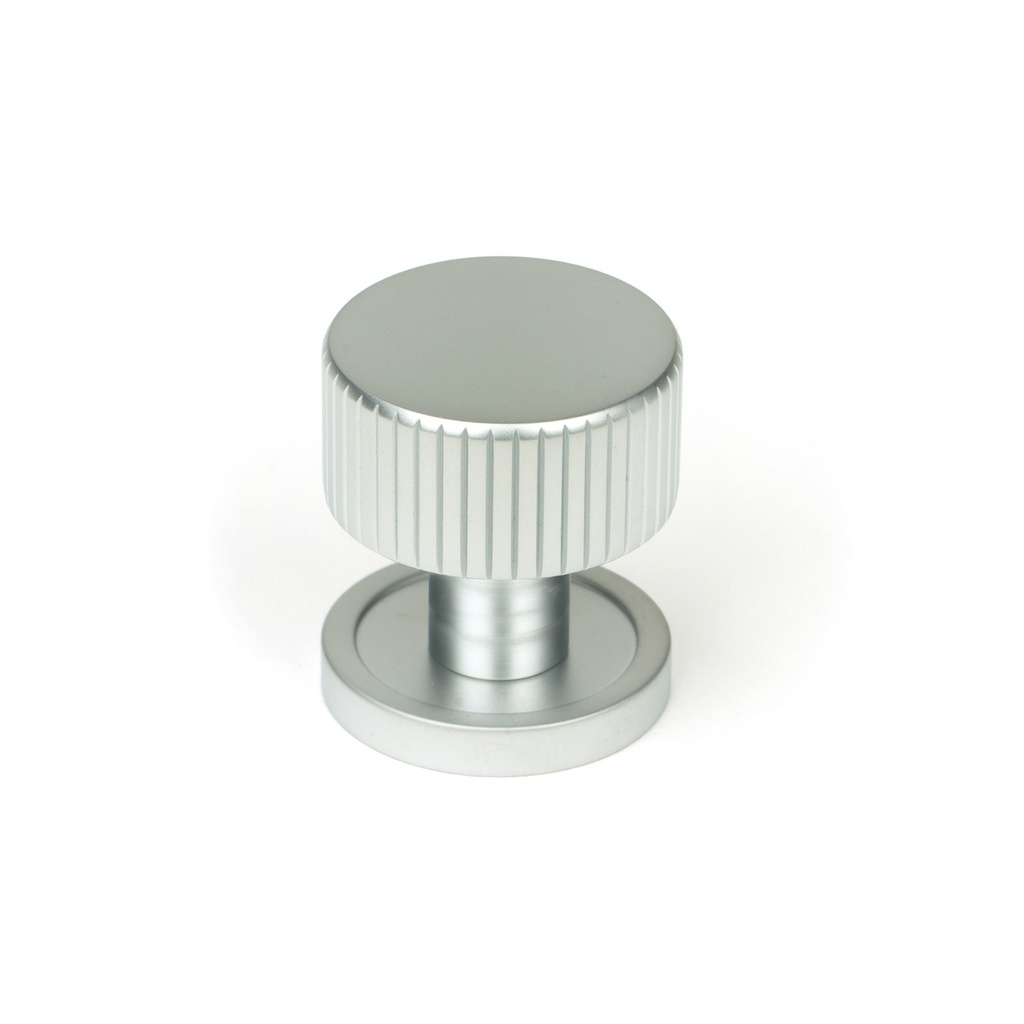 Satin Chrome Judd Cabinet Knob - 25mm (Plain) - 50412