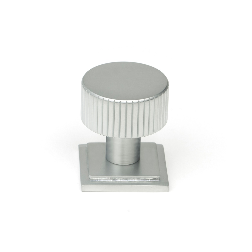 Satin Chrome Judd Cabinet Knob - 25mm (Square) - 50414