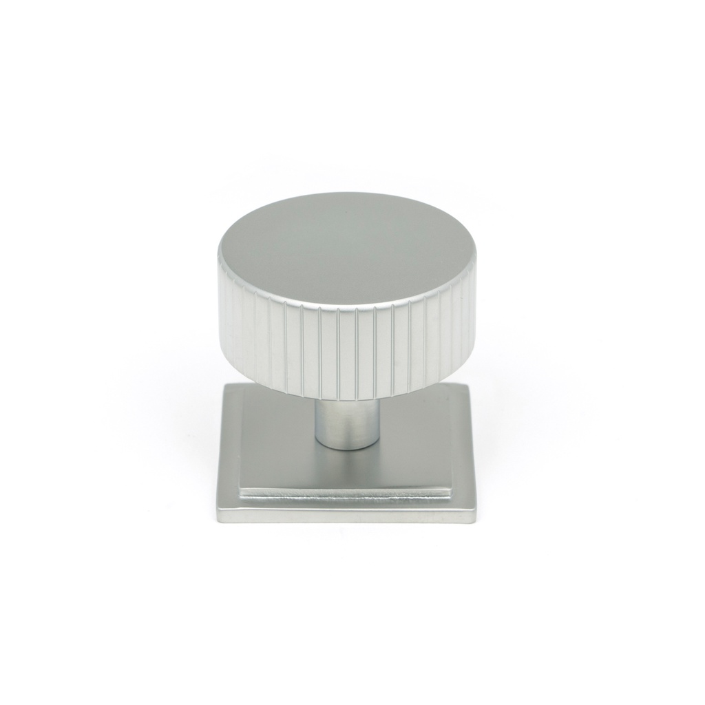 Satin Chrome Judd Cabinet Knob - 38mm (Square) - 50420