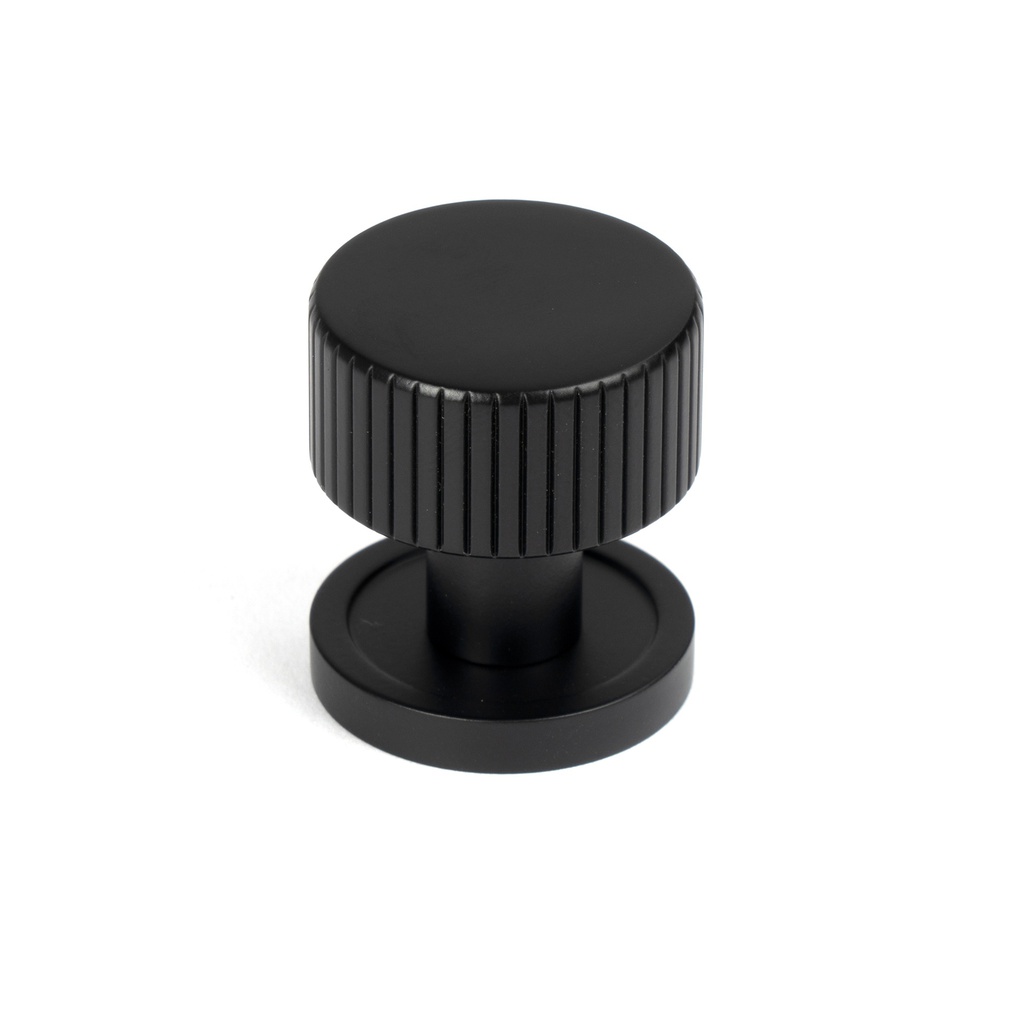 Matt Black Judd Cabinet Knob - 25mm (Plain) - 50424