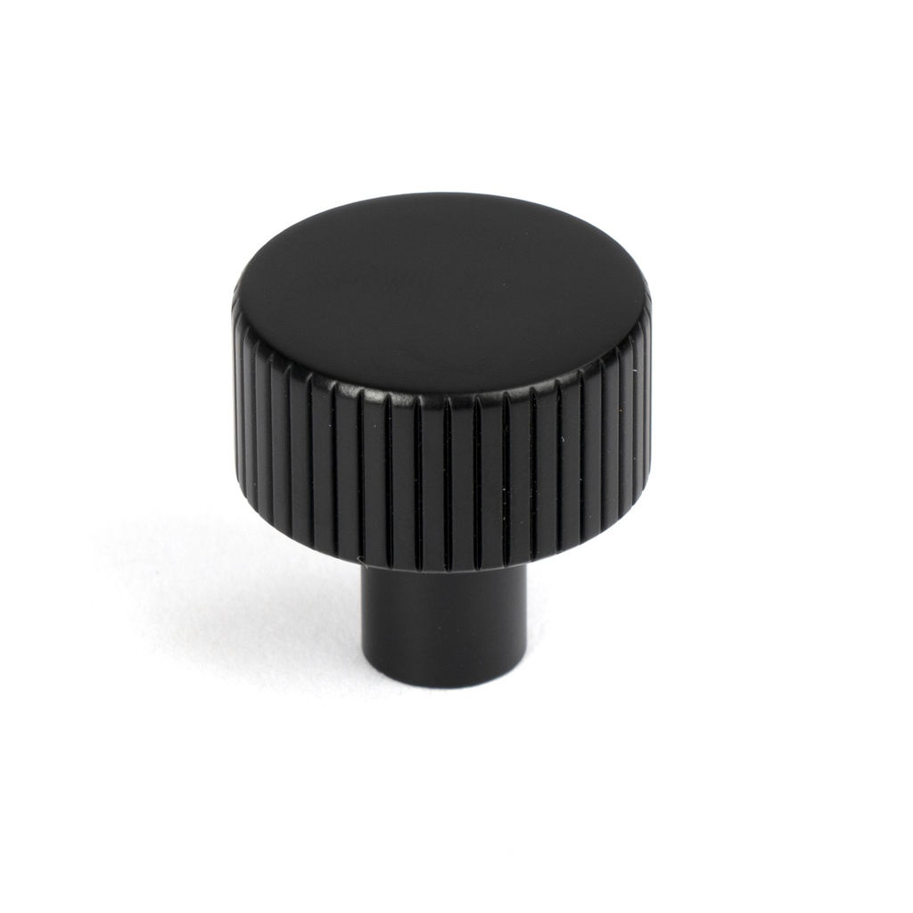 Matt Black Judd Cabinet Knob - 25mm (No rose) - 50425