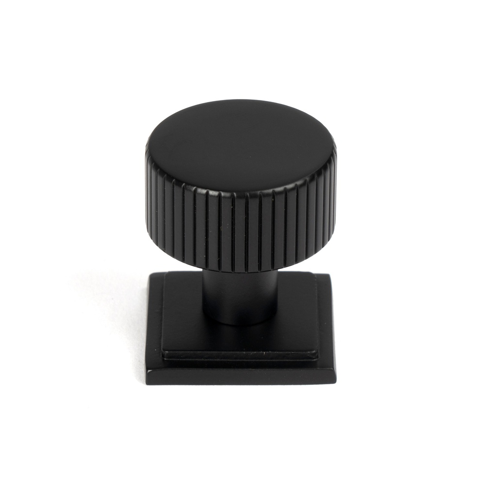 Matt Black Judd Cabinet Knob - 25mm (Square) - 50426