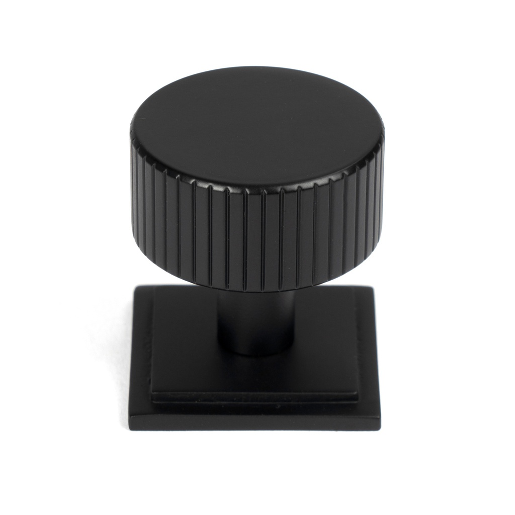 Matt Black Judd Cabinet Knob - 32mm (Square) - 50429