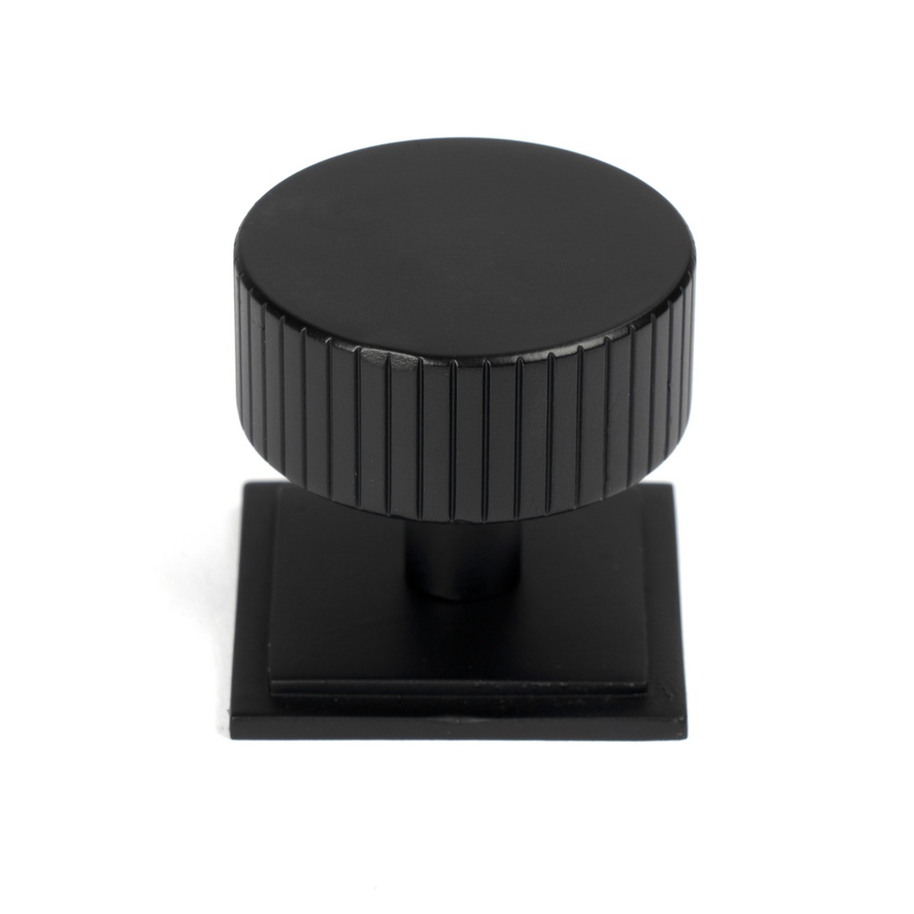 Matt Black Judd Cabinet Knob - 38mm (Square) - 50432