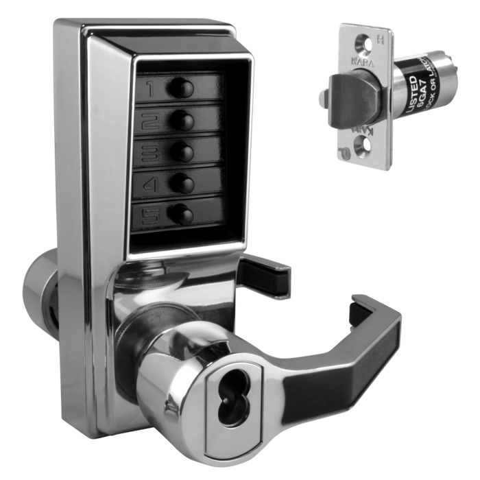 SC RH HD Digital Lock c/w Lever Handles