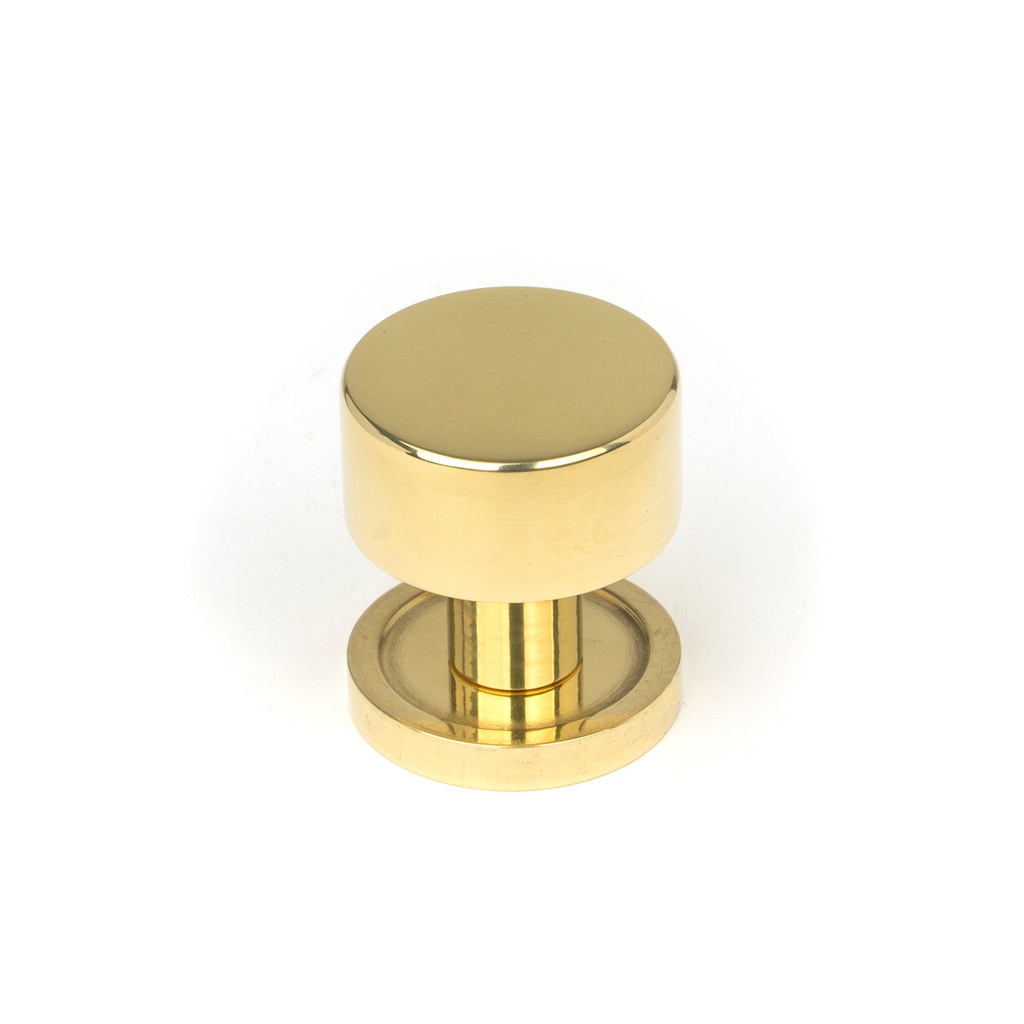 Polished Brass Kelso Cabinet Knob - 25mm (Plain) - 50292