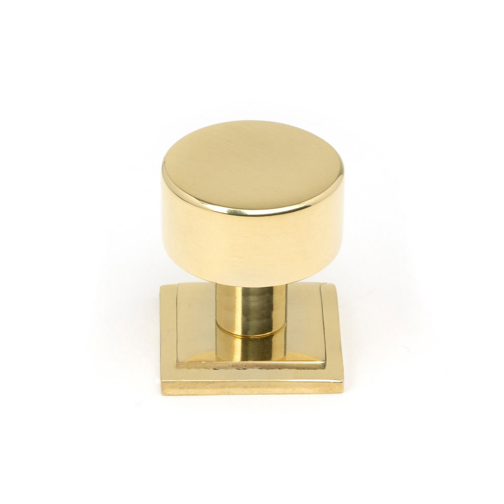 Polished Brass Kelso Cabinet Knob - 25mm (Square) - 50294